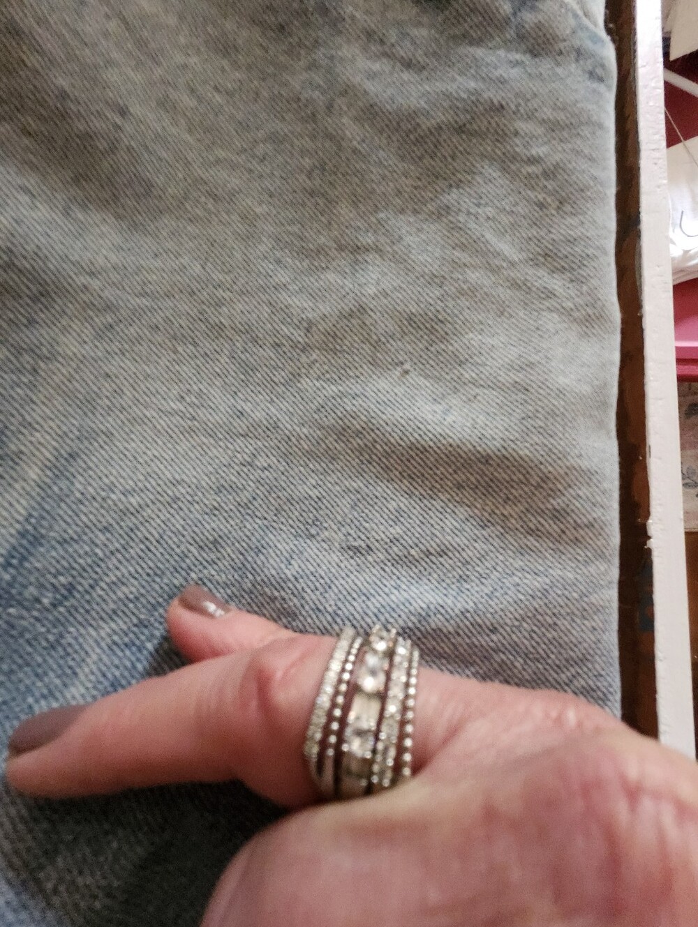 White Saphire Ring - Picture 5 of 7